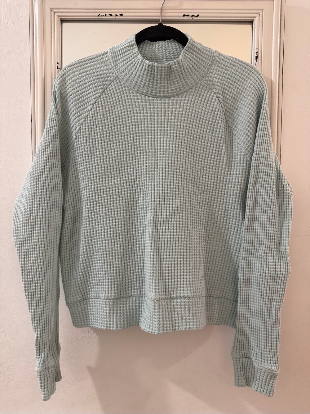 The North Face Waffle Mock Neck Sweater